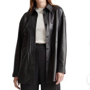 NWOT Quince Sheep Leather Jacket